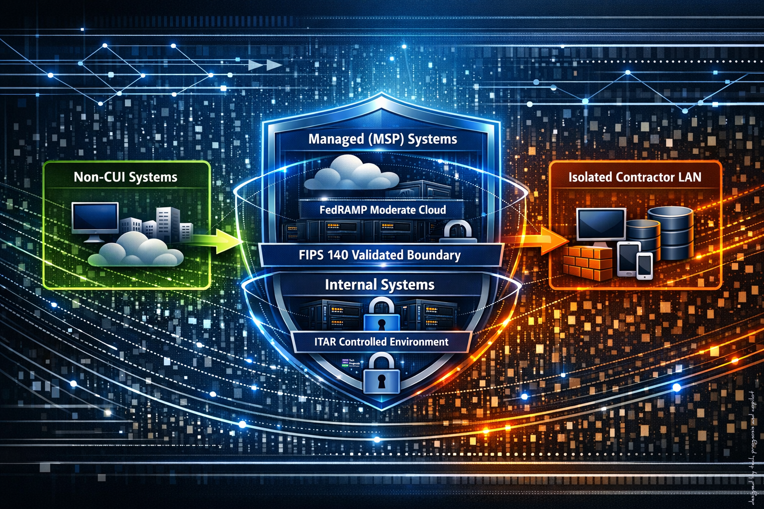CMMC Readiness CUI Scope Diagram