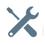 Wrench and screwdriver representing the maintenance phase of a compliance lifecycle.
