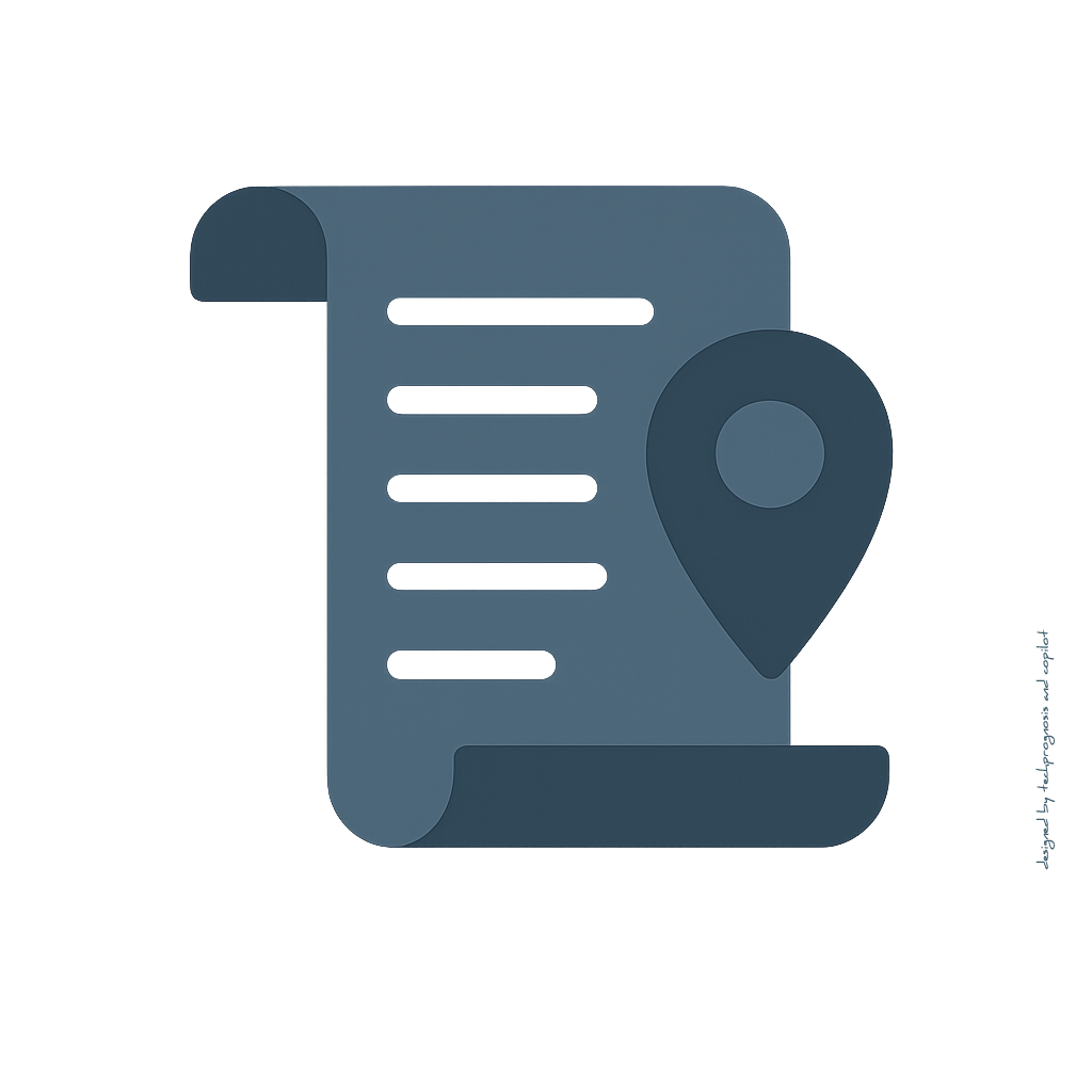 A checklist with a location icon simulating the prepare phase of a regulatory compliance lifecycle